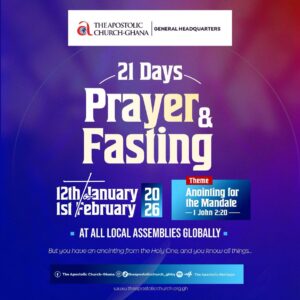 January 2026 – 21 Days Fasting and Prayers