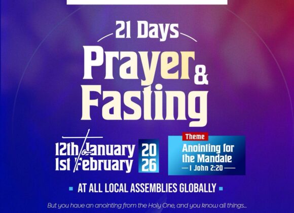 January 2026 – 21 Days Fasting and Prayers