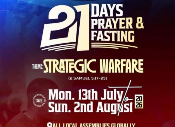 July 2026 – 21 Days Prayer and Fasting July 2026 – 21 Days Prayer and Fasting