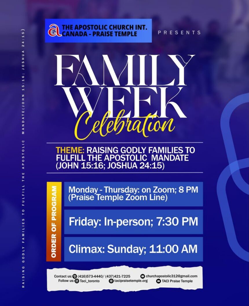 Family Week Celebration 2026